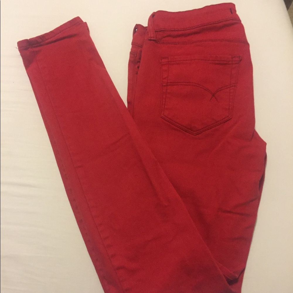 Red Skinny Jean
